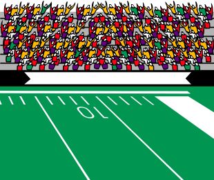 Football Field Graphic